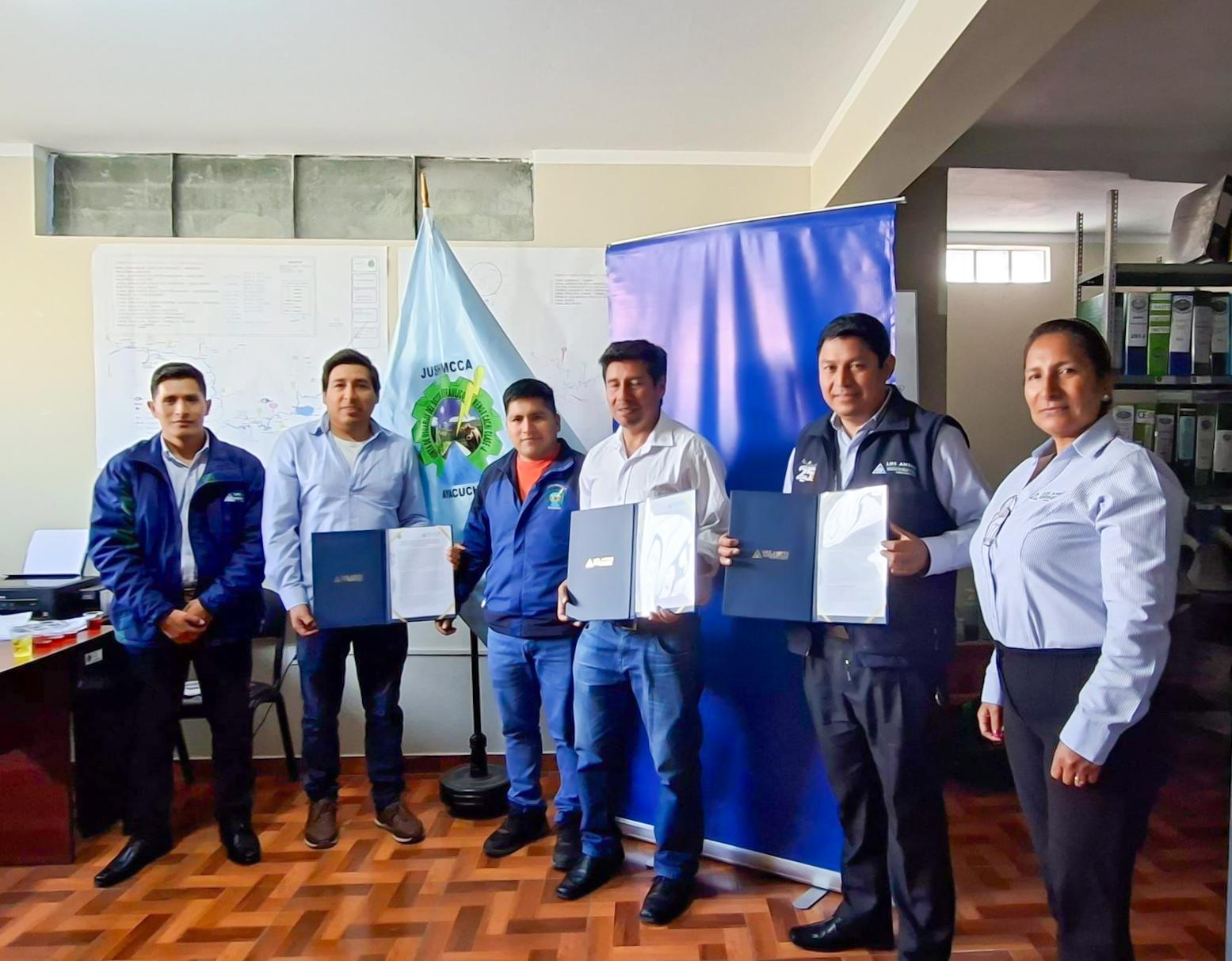 COOPERATIVA LOS ANDES FIRMA CONVENIO PARA IMPULSAR EL DESARROLLO AGRÍCOLA EN AYACUCHO