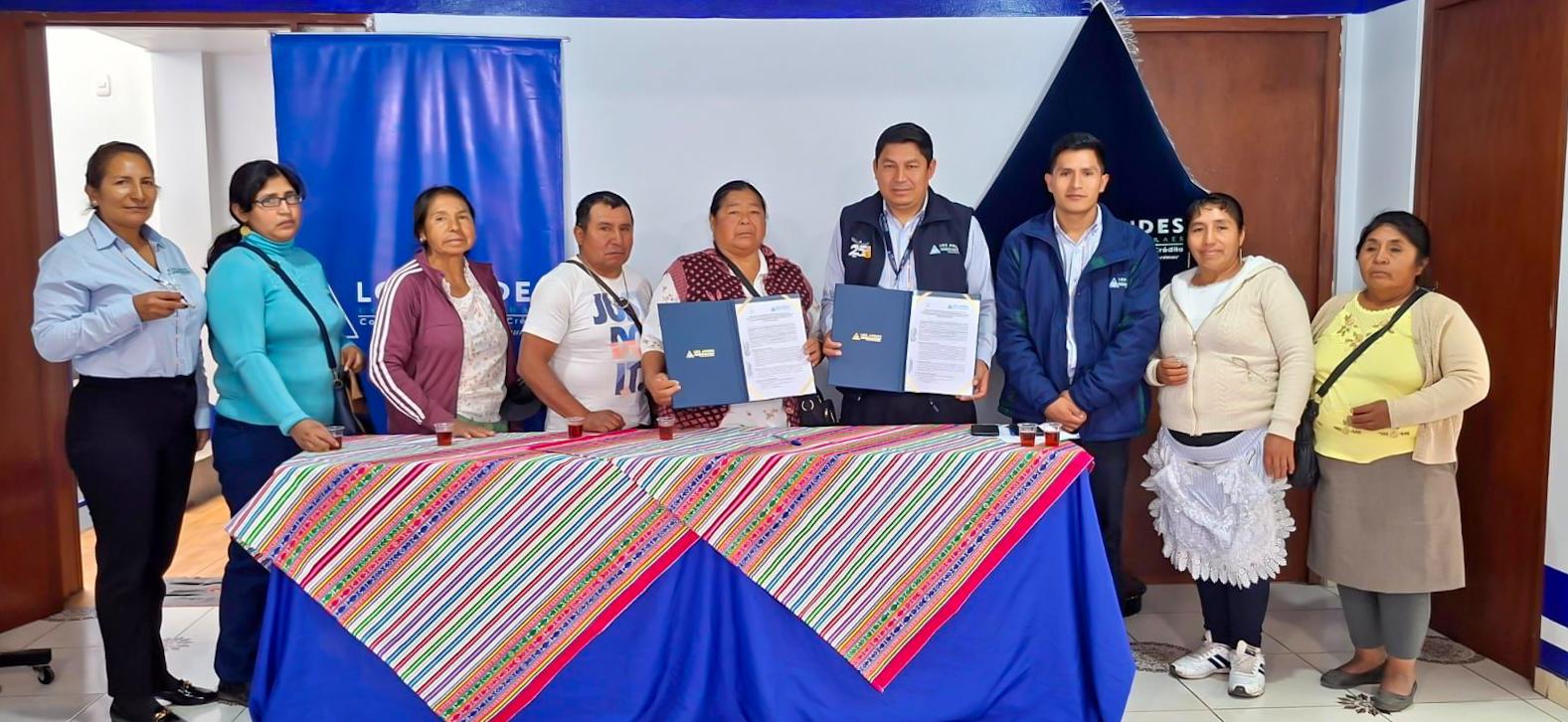 COOPERATIVA LOS ANDES FIRMA CONVENIO CON LA FAURA