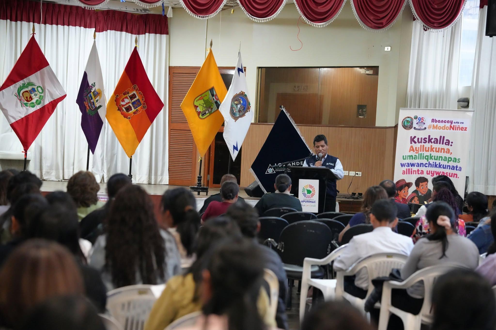 COOPERATIVA LOS ANDES PPRESENTE EN EL PACTO POR LA INFANCIA EN ABANCAY