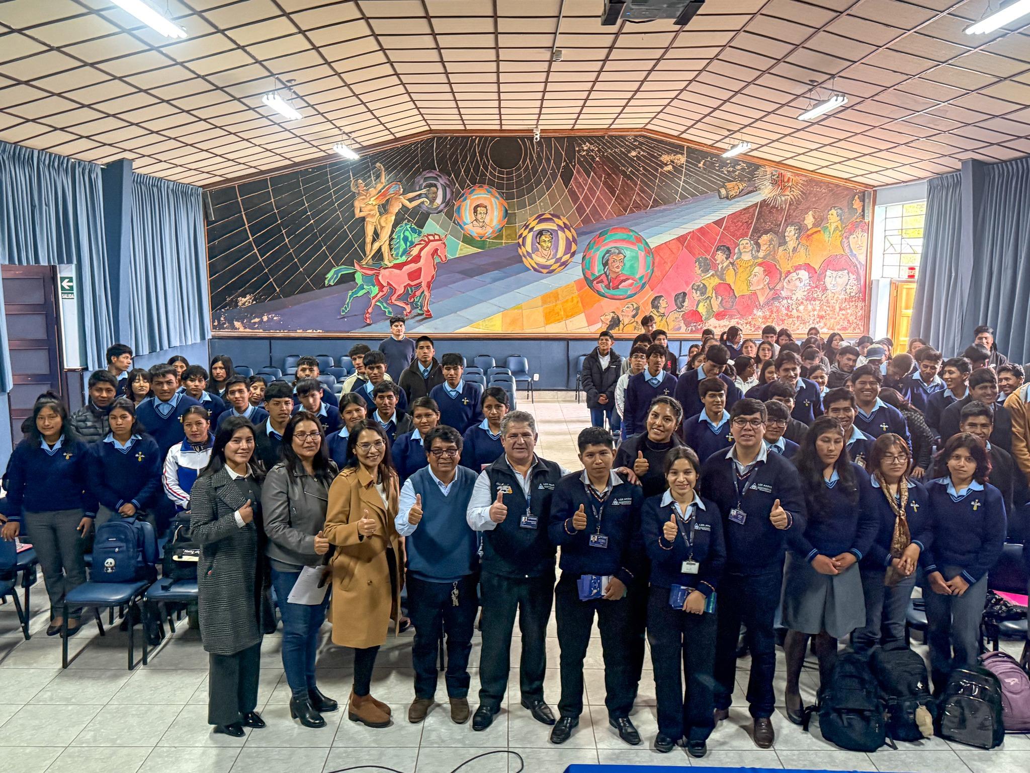 Cooperativa Los Andes capacita a más de 250 estudiantes en Urubamba