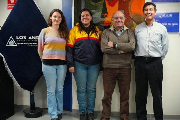 Cooperativa Los Andes recibió la visita de la ONG Apurímac ETS.